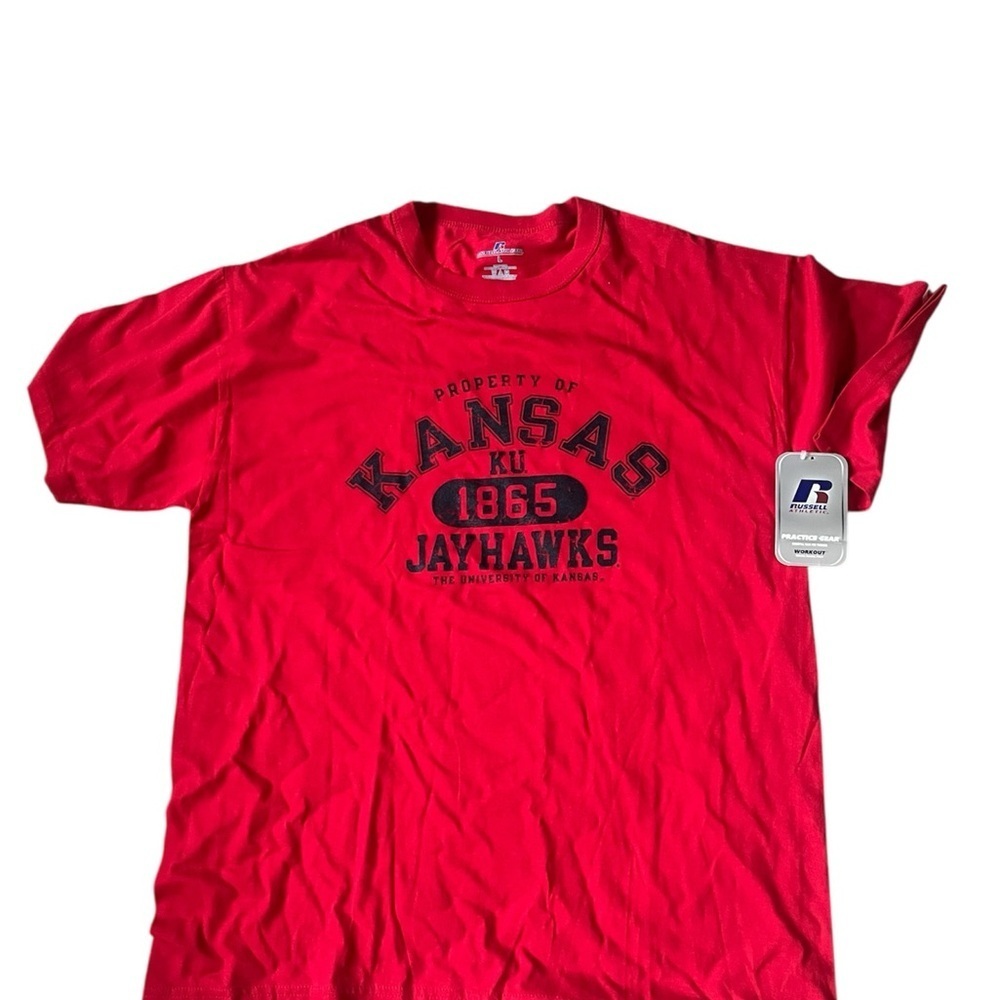 Red Kansas Jayhawks T-Shirt